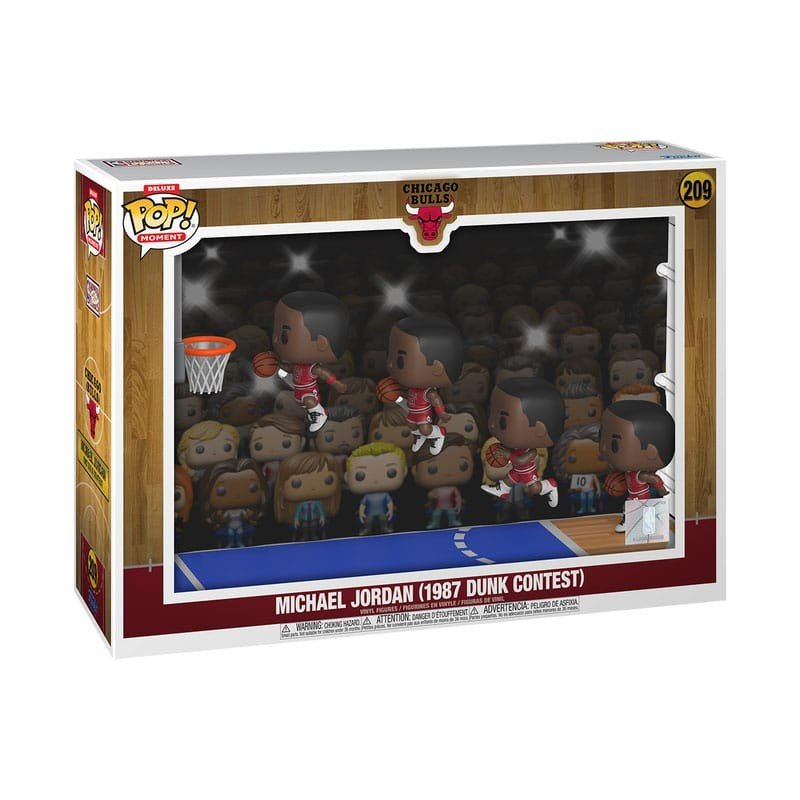 NBA POP Moments Deluxe Vinyl figurines Bulls-MJ('87 Dunk Contest) 9 cm | 0889698863131