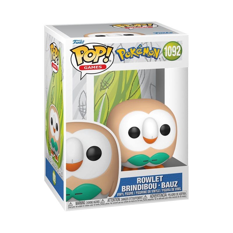 Pokemon POP! Games Vinyl figurine Rowlet 9 cm | 0889698863674