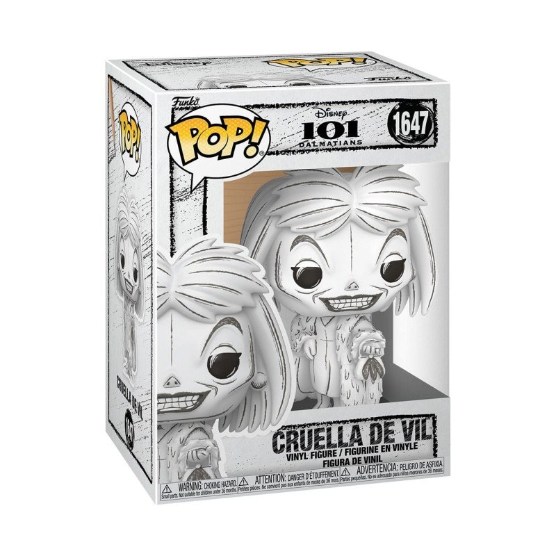 Disney POP! Vinyl Figure Sketched- Cruella De Vil 9 cm | 0889698864213