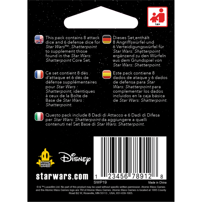 Star Wars Shatterpoint: Dice Set