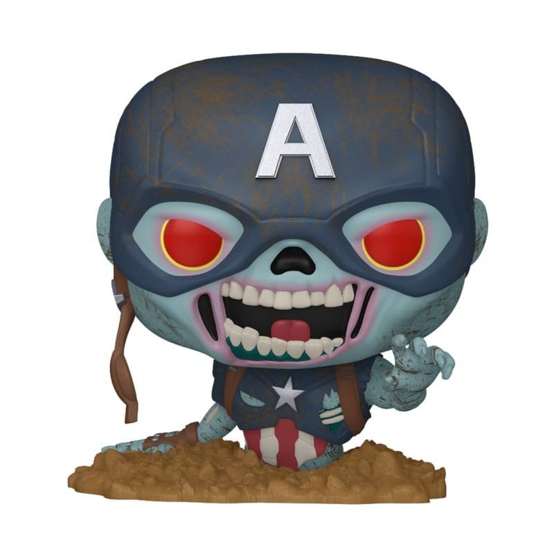 Marvel Zombies POP! Marvel Vinyl figurine Captain America 9 cm | 0889698866507