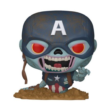 Marvel Zombies POP! Marvel Vinyl figurine Captain America 9 cm | 0889698866507