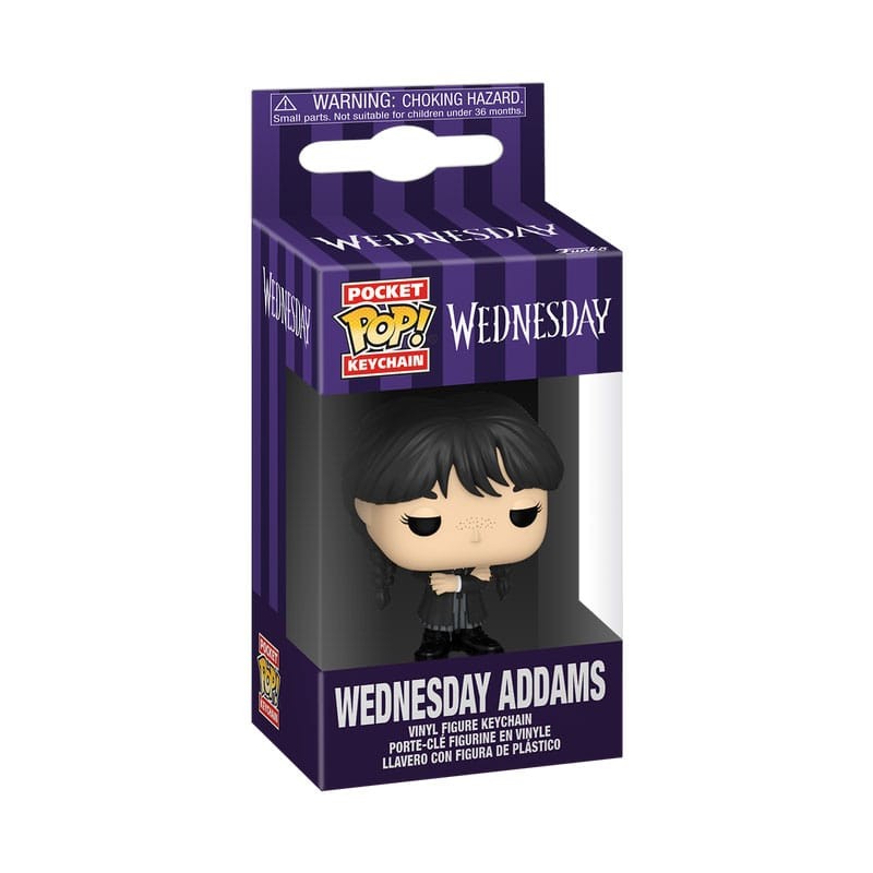 Wednesday présentoir porte-clés Pocket POP! Wednesday 4 cm (12) | 0889698866774