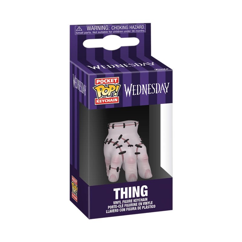 Wednesday présentoir porte-clés Pocket POP! Thing 4 cm (12) | 0889698866781