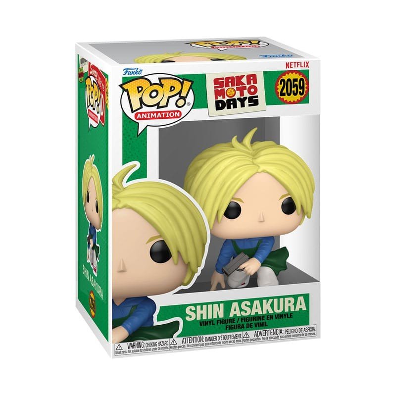 Sakamoto Days POP! Animation Vinyl figurines Shin 9 cm | 0889698866897