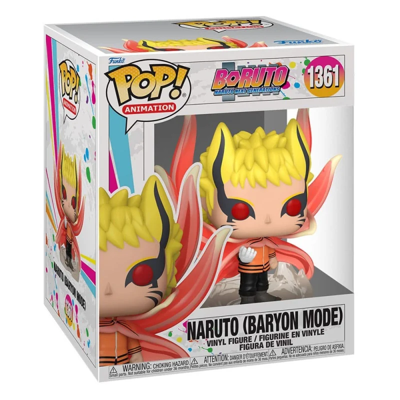 Boruto: Naruto Next Generations Super Sized Figure Funko POP! Animation Vinyl Baryon Naruto 15 cm | 889698664523