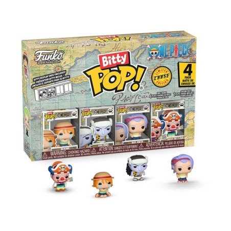 One Piece pack 4 figurines Bitty POP! Vinyl Nami 2,5 cm | 0889698868938