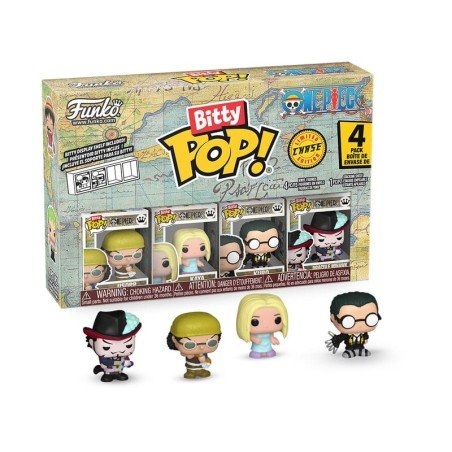 One Piece pack 4 figurines Bitty POP! Vinyl Usopp 2,5 cm | 0889698868952