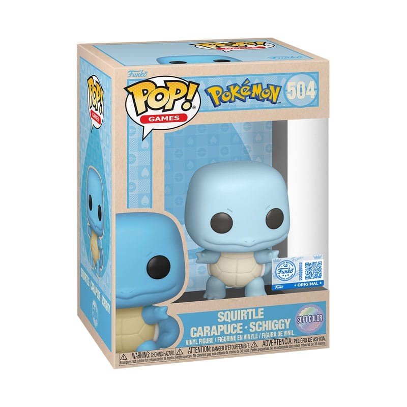 Pokemon POP! Games Vinyl figurine Squirtle (SftClr) 9 cm | 0889698878753