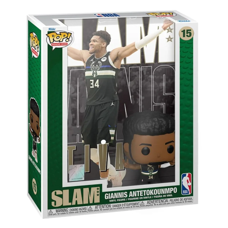 NBA Basketball Cover Figure Funko POP! Giannis A. (SLAM Magazin) 9 cm | 889698706278