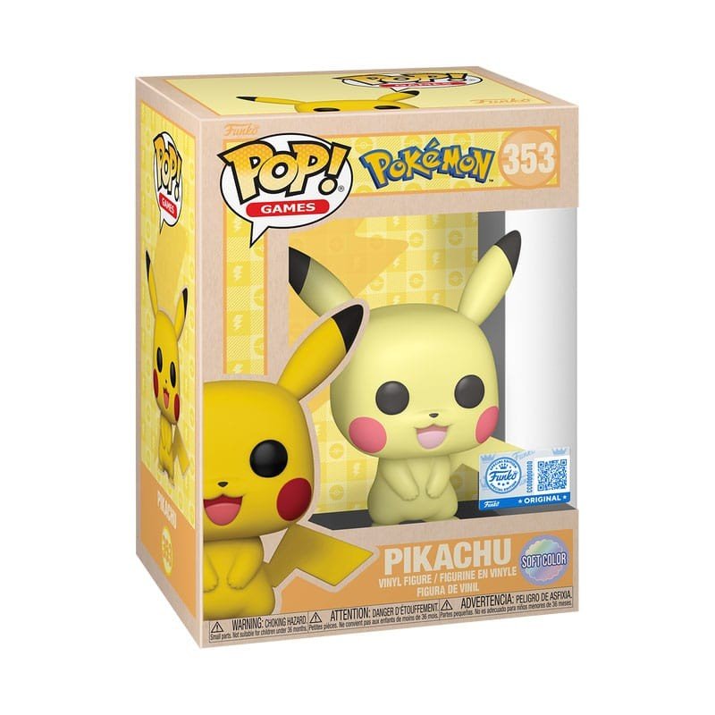 Pokémon POP! Games Vinyl figurine Pikachu (SftClr) 9 cm | 0889698878760