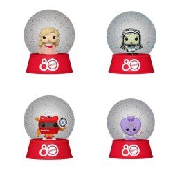 Mattel by Loungefly Enamel Pins Blind Snowglobes Retro Toy Display (12) | 0889698879637