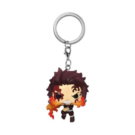 Demon Slayer: Kimetsu no Yaiba présentoir porte-clés Pocket POP! Tanjiro(Dancing Flash) 4 cm (12) | 0889698882095