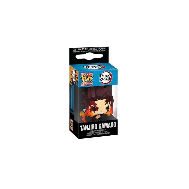 Demon Slayer: Kimetsu no Yaiba présentoir porte-clés Pocket POP! Tanjiro(Dancing Flash) 4 cm (12) | 0889698882095