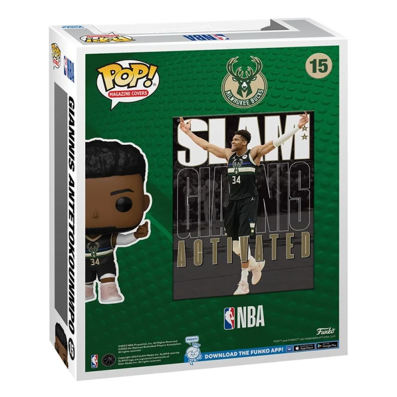 NBA Basketbal Cover Figuur Funko POP! Giannis A. (SLAM Magazin) 9 cm | 889698706278