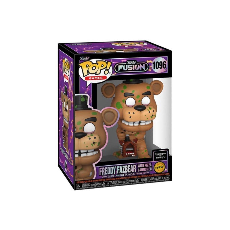 Funko Fusion assortiment POP! Games Vinyl figurines Freddy Fazbear with Pizza Launcher w/CH 9 cm (6) | 0889698883511