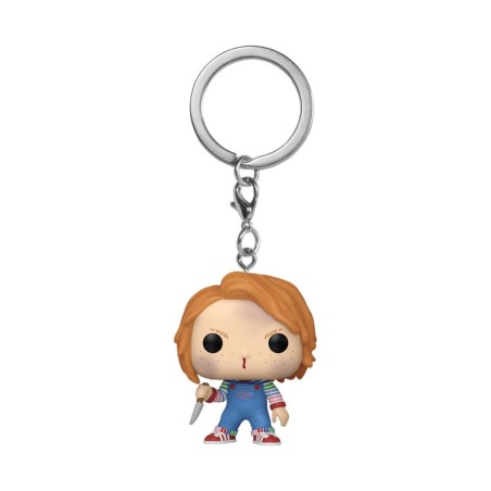 Jeu d'enfant présentoir porte-clés Pocket POP! Horror Chucky 4 cm (12) | 0889698883573