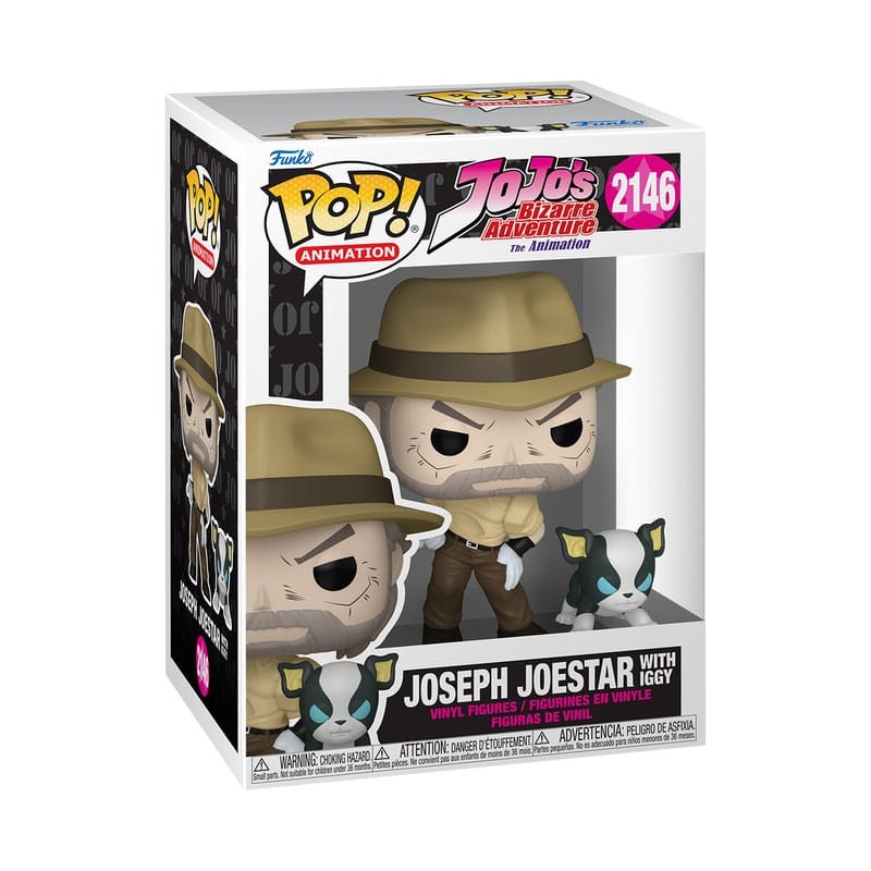 JoJo´s Bizarre Adventure POP!&Buddy Animation Vinyl figurines Joseph & Iggy 9 cm | 0889698884617