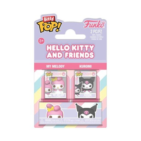 Hello Kitty Bitty POP! Vinyl Figures 2-Pack My Melody&Kuromi 2 cm | 0889698889292