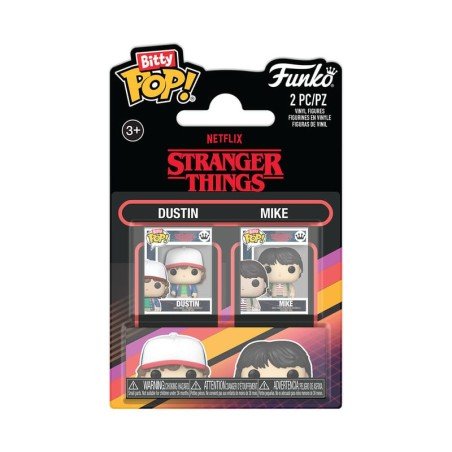 Stranger Things pack 2 figurines Bitty POP! Vinyl Dustin & Mike 2,5 cm | 0889698889360