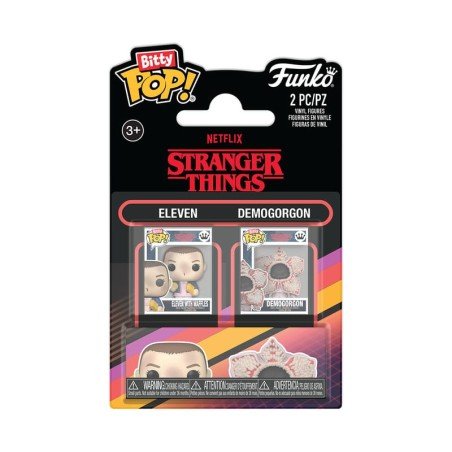 Stranger Things pack 2 figurines Bitty POP! Vinyl Eleven&Demogorgon 2,5 cm | 0889698889377