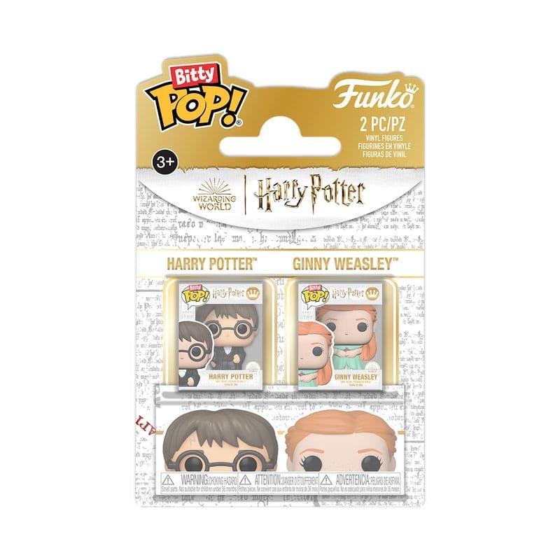 Harry Potter pack 2 figurines Bitty POP! Vinyl Harry & Ginny 2,5 cm | 0889698889407