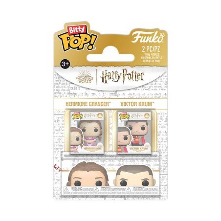 Harry Potter pack 2 figurines Bitty POP! Vinyl Hermione & Krum 2,5 cm | 0889698889414