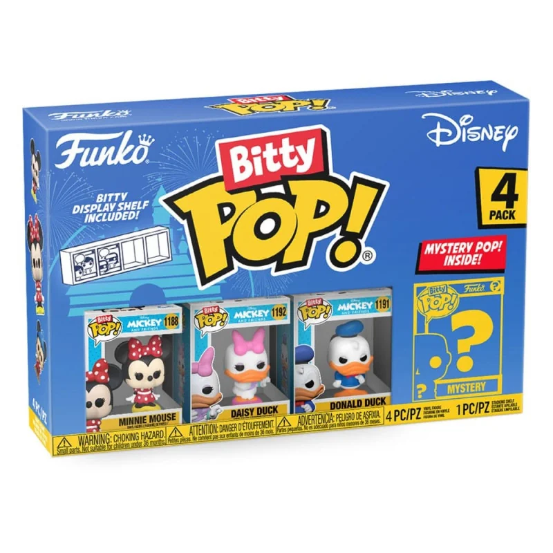 Disney Pack 4 Figurines Bitty Funko POP! Vinyl Minnie 2,5 cm | 889698713207