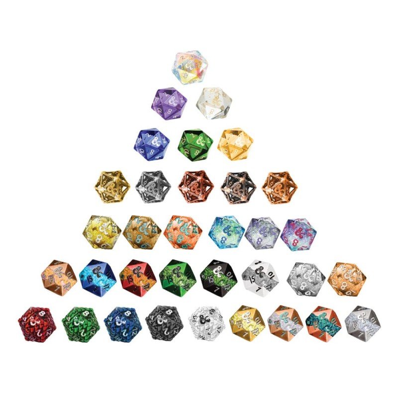 Dungeons & Dragons Blind Mystery Box dés Fizban's Treasure d20 25 mm | 0687700235453