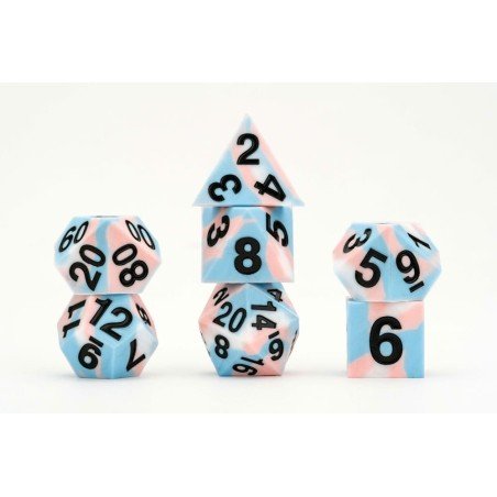 MDG Dice Set Pride Transgender Flag | 0687700234449