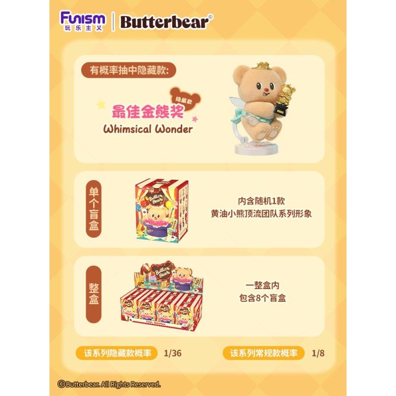 Butterbear présentoir mini-figurines Adorable Influencer 7 cm (8) | 6972407212918