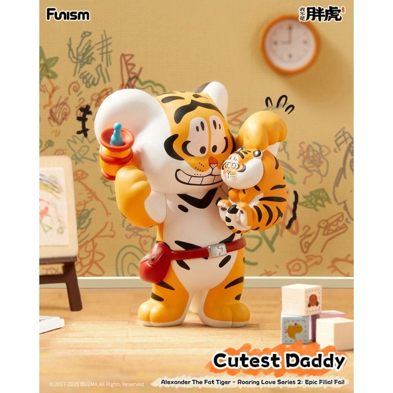 Alexander The Fat Tiger présentoir mini-figurines Roaring Love Series 2: Epic Filial Fabil 7 cm (8) | 6970834313710