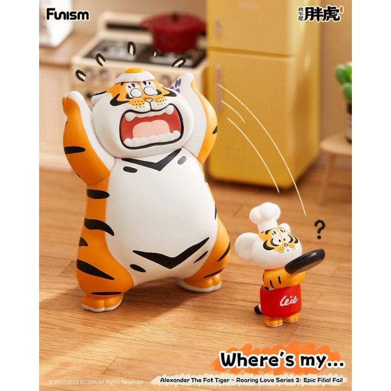 Alexander The Fat Tiger présentoir mini-figurines Roaring Love Series 2: Epic Filial Fabil 7 cm (8) | 6970834313710