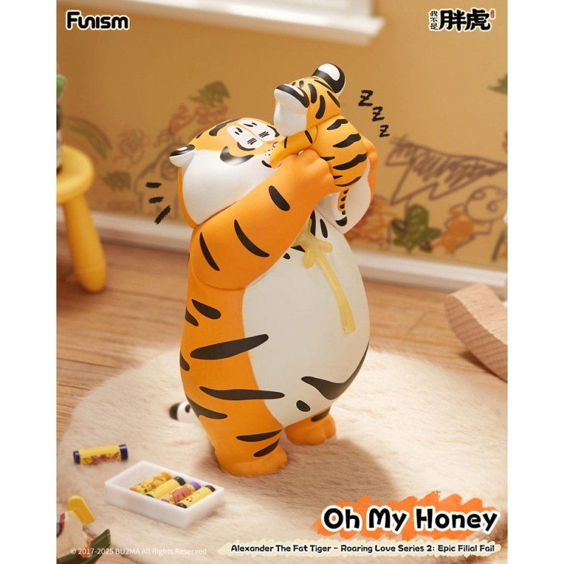 Alexander The Fat Tiger présentoir mini-figurines Roaring Love Series 2: Epic Filial Fabil 7 cm (8) | 6970834313710