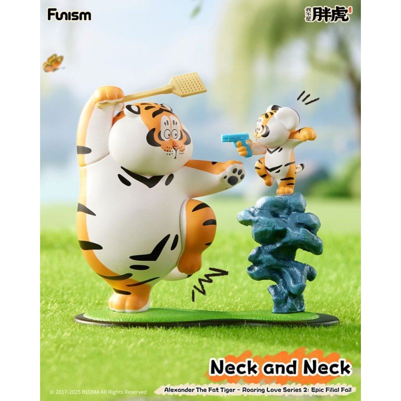 Alexander The Fat Tiger présentoir mini-figurines Roaring Love Series 2: Epic Filial Fabil 7 cm (8) | 6970834313710