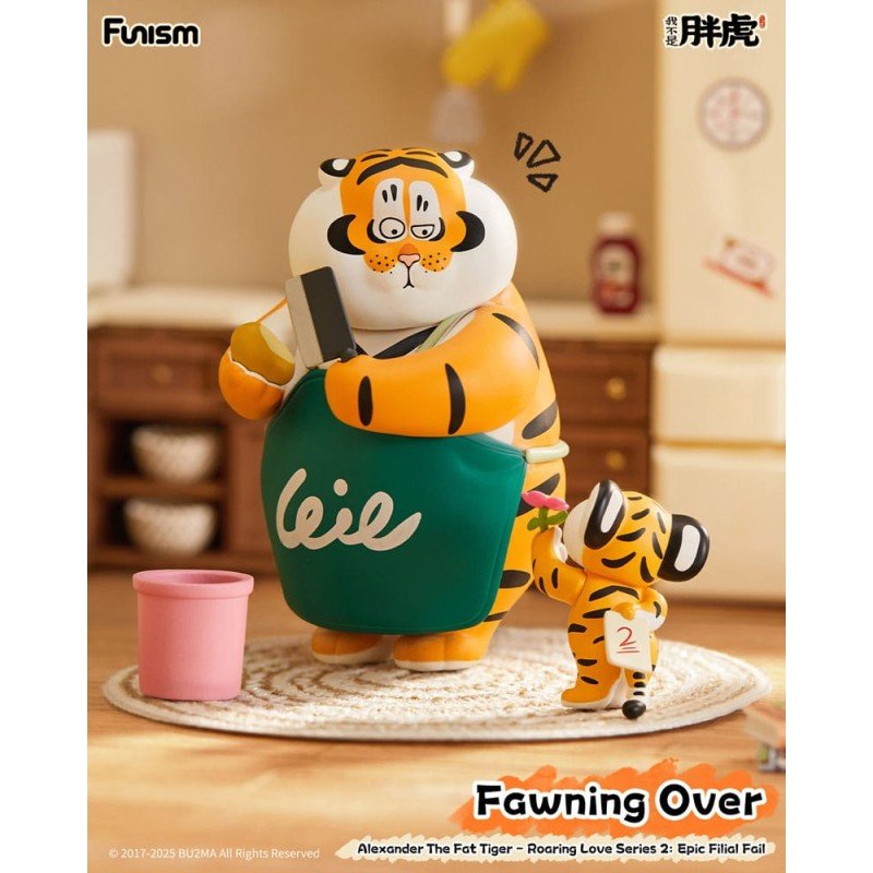 Alexander The Fat Tiger présentoir mini-figurines Roaring Love Series 2: Epic Filial Fabil 7 cm (8) | 6970834313710
