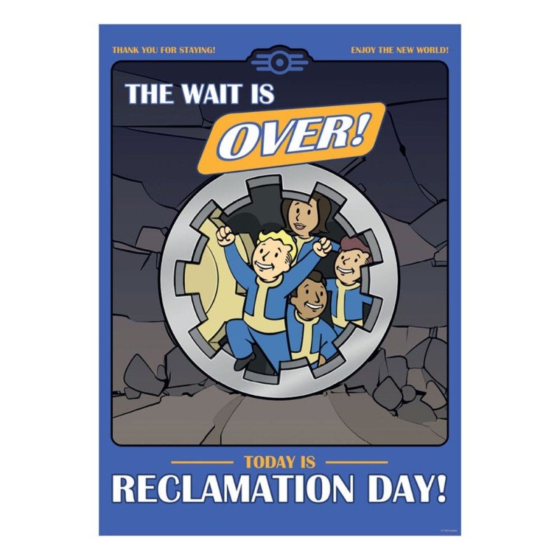 Fallout lithographie Reclamation Day Limited Edition 42 x 30 cm | 5060948298070