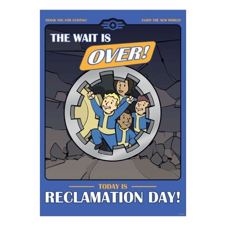 Fallout lithographie Reclamation Day Limited Edition 42 x 30 cm | 5060948298070