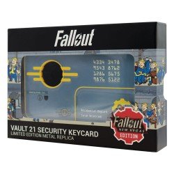 Fallout: New Vegas réplique Vault 21 Security Keycard Limited Edition | 5060948297929