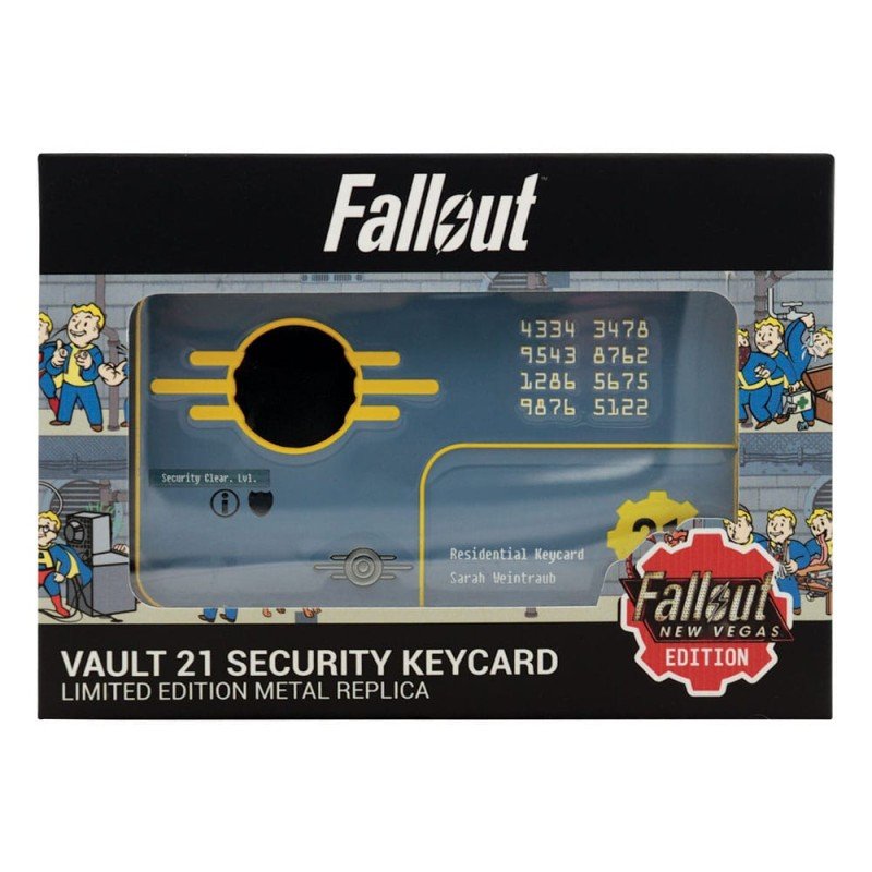 Fallout: New Vegas réplique Vault 21 Security Keycard Limited Edition | 5060948297929