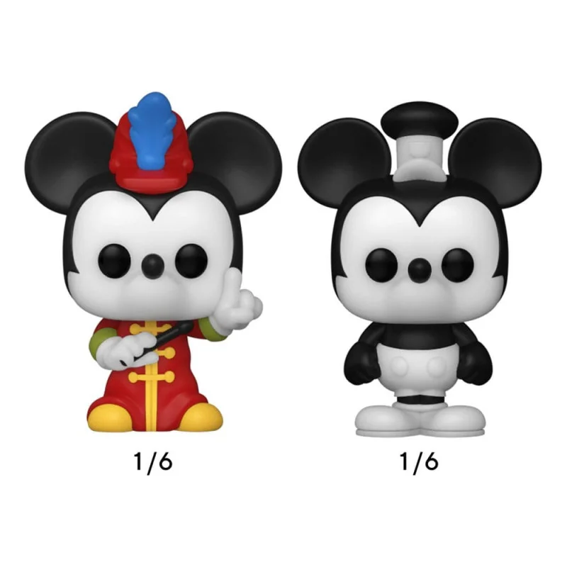 Disney Pack 4 Figurines Bitty Funko POP! Vinyl Sorcerer Mickey 2,5 cm | 889698713214