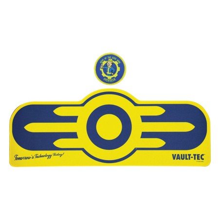 Fallout set sous-mains revêtu & sous-verre Vault-Tec | 5060948297981