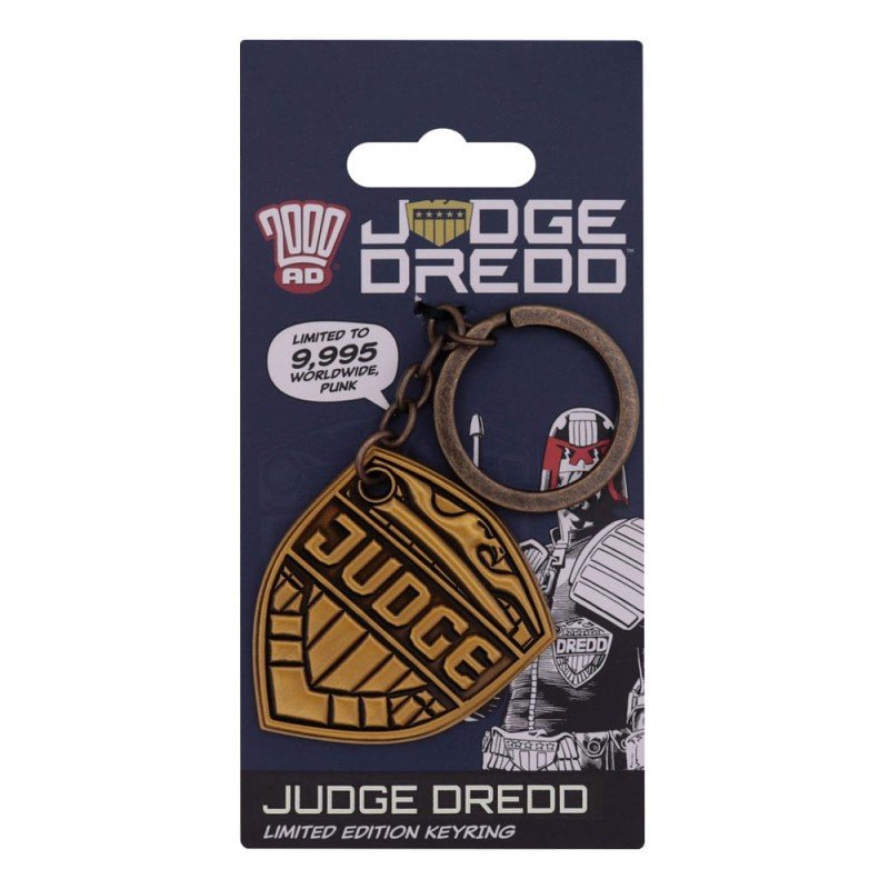 2000 AD porte-clés Judge Dredd Badge Limited Edition | 5060948297097
