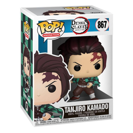 Demon Slayer : Kimetsu no Yaiba Figurine Funko POP! Animation Vinyl Tanjiro Kamado 9 cm