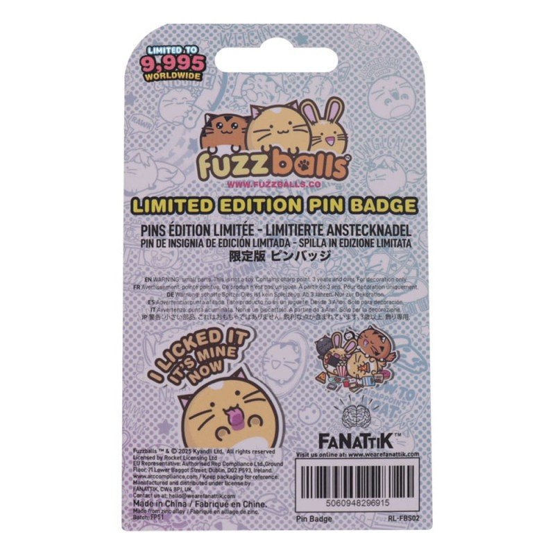 Fuzzballs pin's Whisky Will Work 4 Treats Limited Edition | 5060948296915