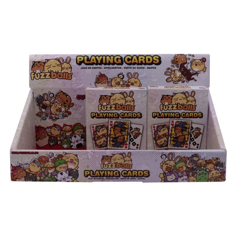 Fuzzballs présentoir jeux de cartes à jouer (12) | 5060948296984