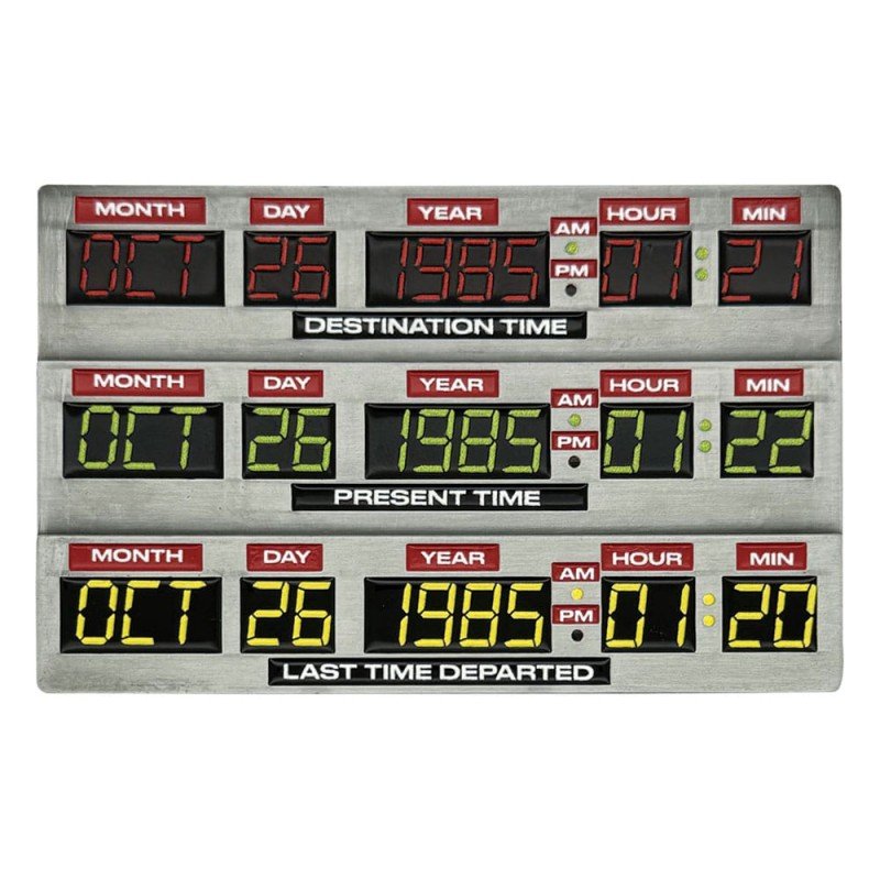 Retour vers le futur Lingot 40th Anniversary Time Circuits Limited Edition | 5060948293716