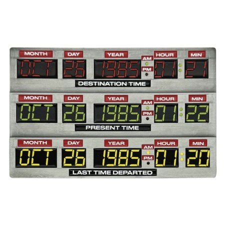 Retour vers le futur Lingot 40th Anniversary Time Circuits Limited Edition | 5060948293716