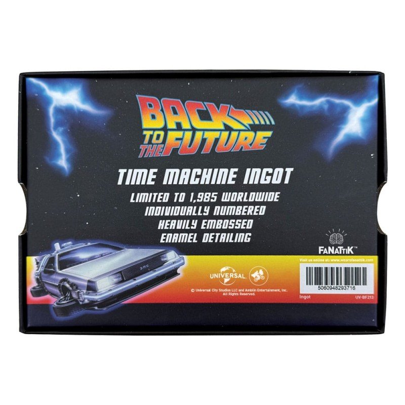 Retour vers le futur Lingot 40th Anniversary Time Circuits Limited Edition | 5060948293716