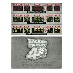 Retour vers le futur Lingot 40th Anniversary Time Circuits Limited Edition | 5060948293716